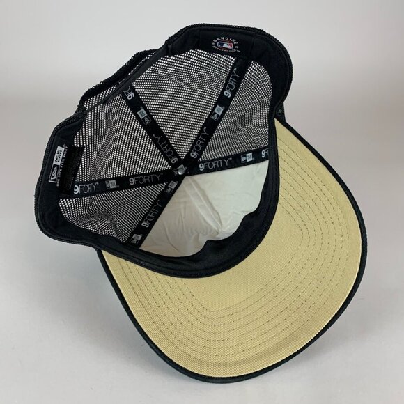 Arizona Diamondbacks MLB Black White New Era 9Forty Snapback Trucker Hat - Picture 4 of 6